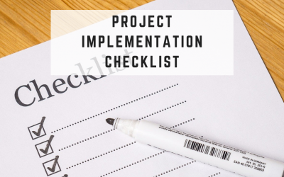 Project implementation checklist