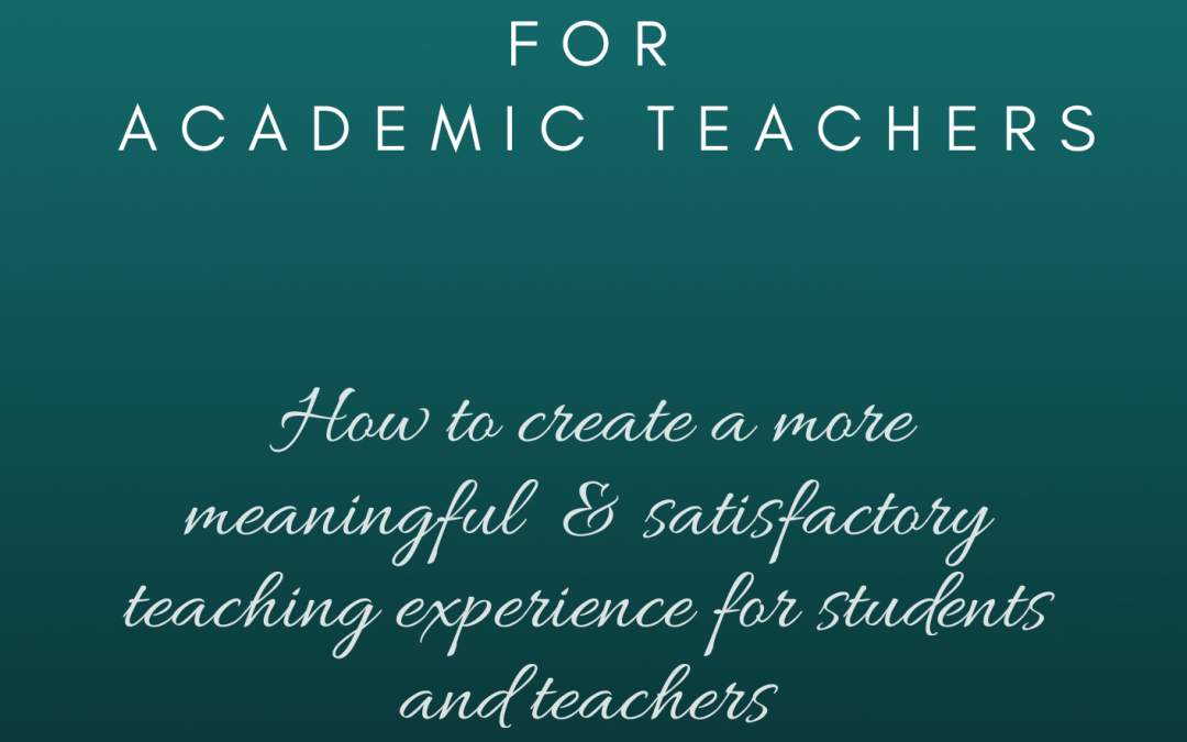 FREE Design Thinking Handbook for Academic Teachers